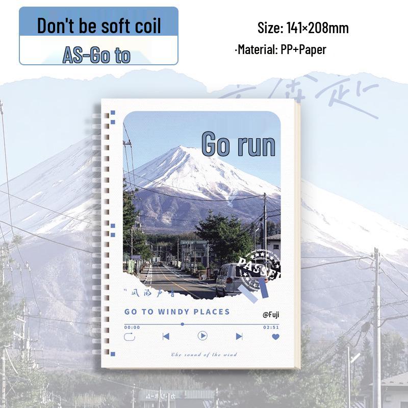 

Мягкий силиконовый блокнот B5/A5 с толстой бумагой, не травмирующей спиралью, студенческие линованные и пустые страницы