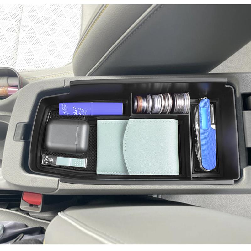 Center Console Organizer Tray for Chevy Bolt EUV Bolt EV Accessories 2025-2025 Interior Secondary Armrest Storage Glove Box