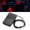Car Rear Diffuser Spoiler Lip LED Brake Lights Rear Bumper Lip Pilot Lamp For BMW For Benz For VW Universal Car Red White Black