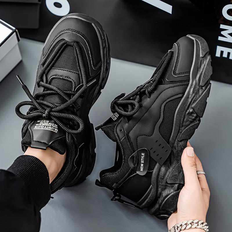 Summer new men's shoes mesh breathable casual sports shoes dad shoes