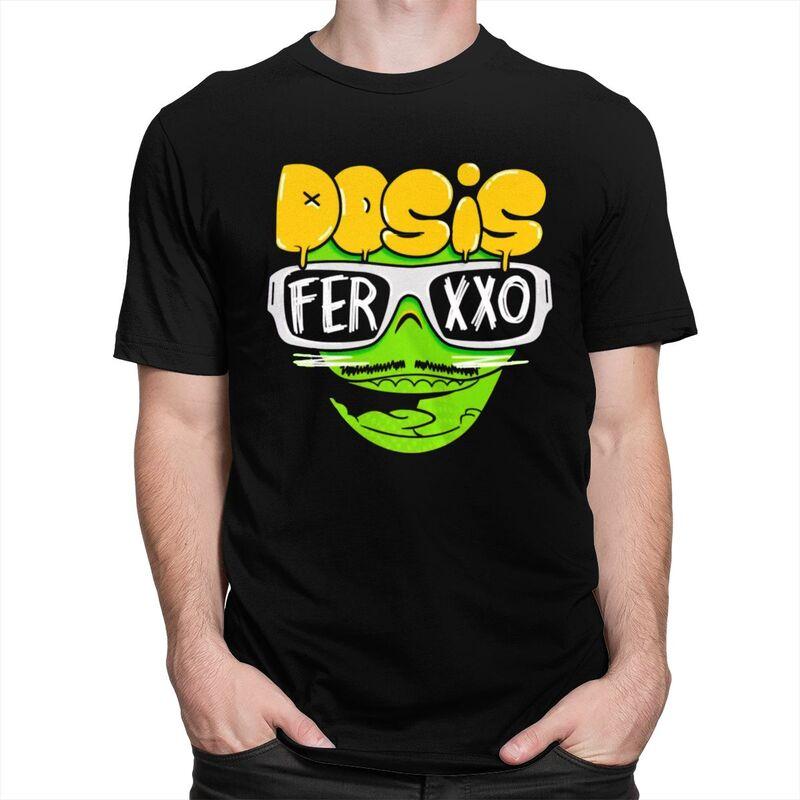 Custom Classic Pop Singer Feid Ferxxo T Shirts Men Short Sleeve Tshirts Streetwear Tee Slim Fit Tshirts Merch