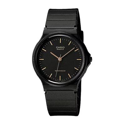 Analog Watch Unisex Black/Gold Cheap Casio MQ-24-1EL Urethane Band International Model [Parallel Import]