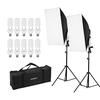 Andoer Professional Studio Photography Light Kit Including 50 * 70cm Softboxes * 2/ 4-in-1 Light