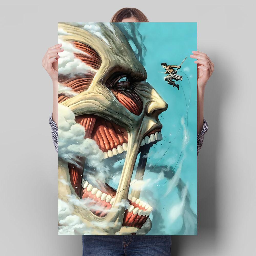 Decoration Mural Japanese Anime Color Poster Canvas Painting and Kids Room Wall Art Prints for Modern Home Decor No Frame