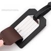 Fashion Genuine Leather Travel Luggage Tag; Airplane Suit Tag; Men's Suitcase Tag; Hotel Room Tag.