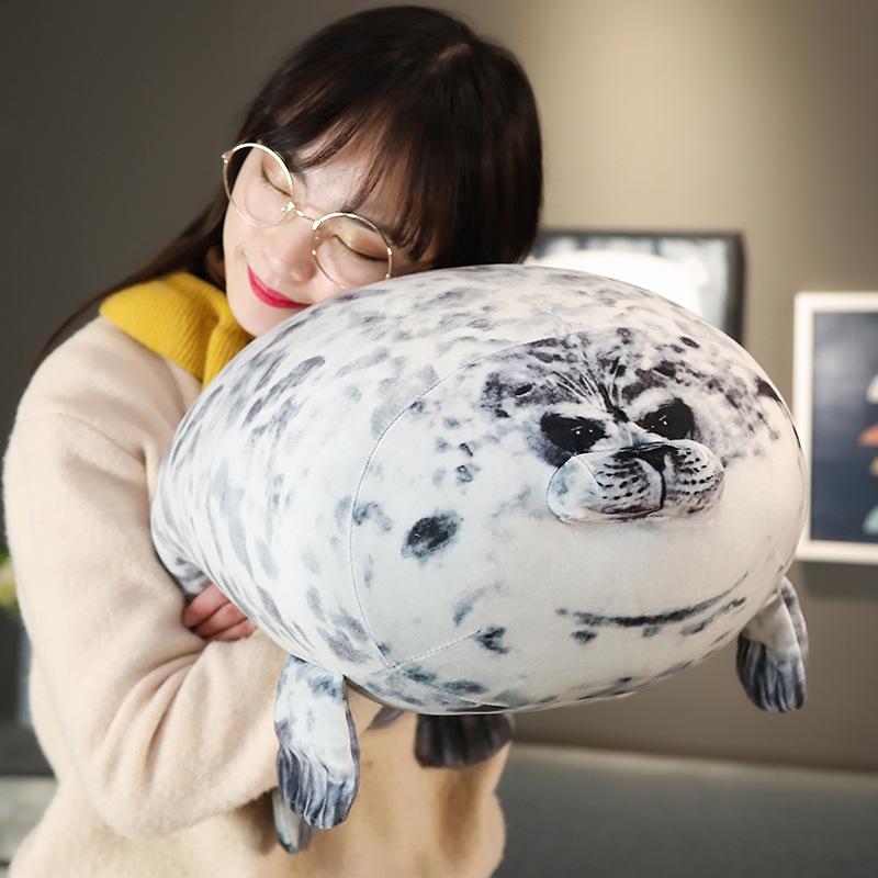 Osaka Spotted Seal Pillow Plush Toy