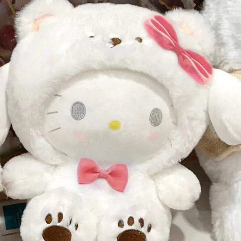 Green Polar Bear Dog Plush Toy for Kids & Girlfriend Birthday - Stuffed Animal with Big Ears