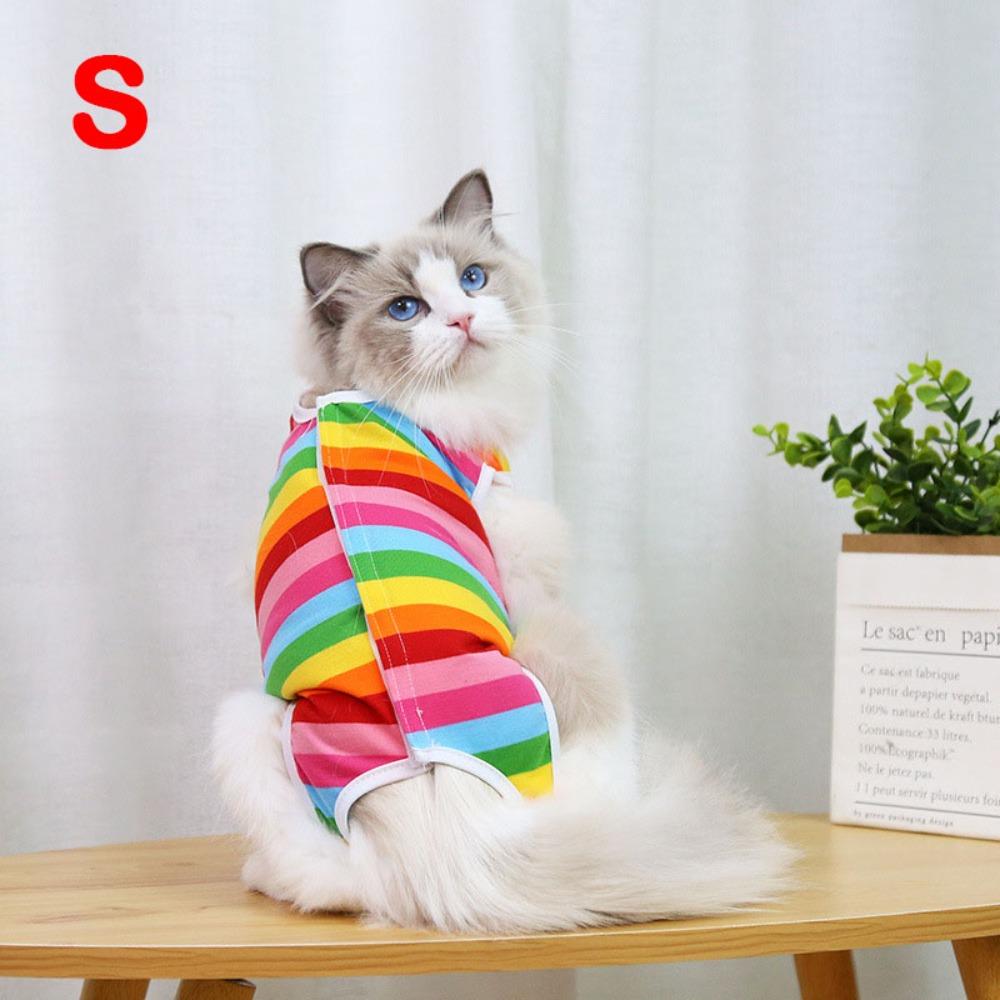 Print Pet Surgery Suit Anti-scratch Anti-licking Clothes Durable Weaning Suit