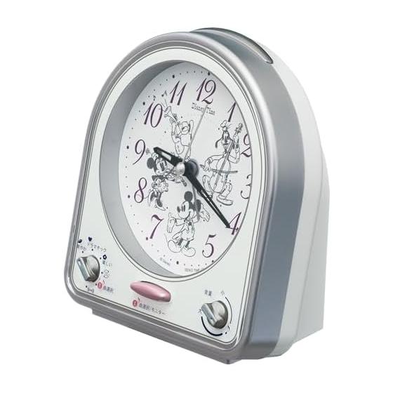 Seiko Clock Budík Postavička Disney Melody Silver FD486S