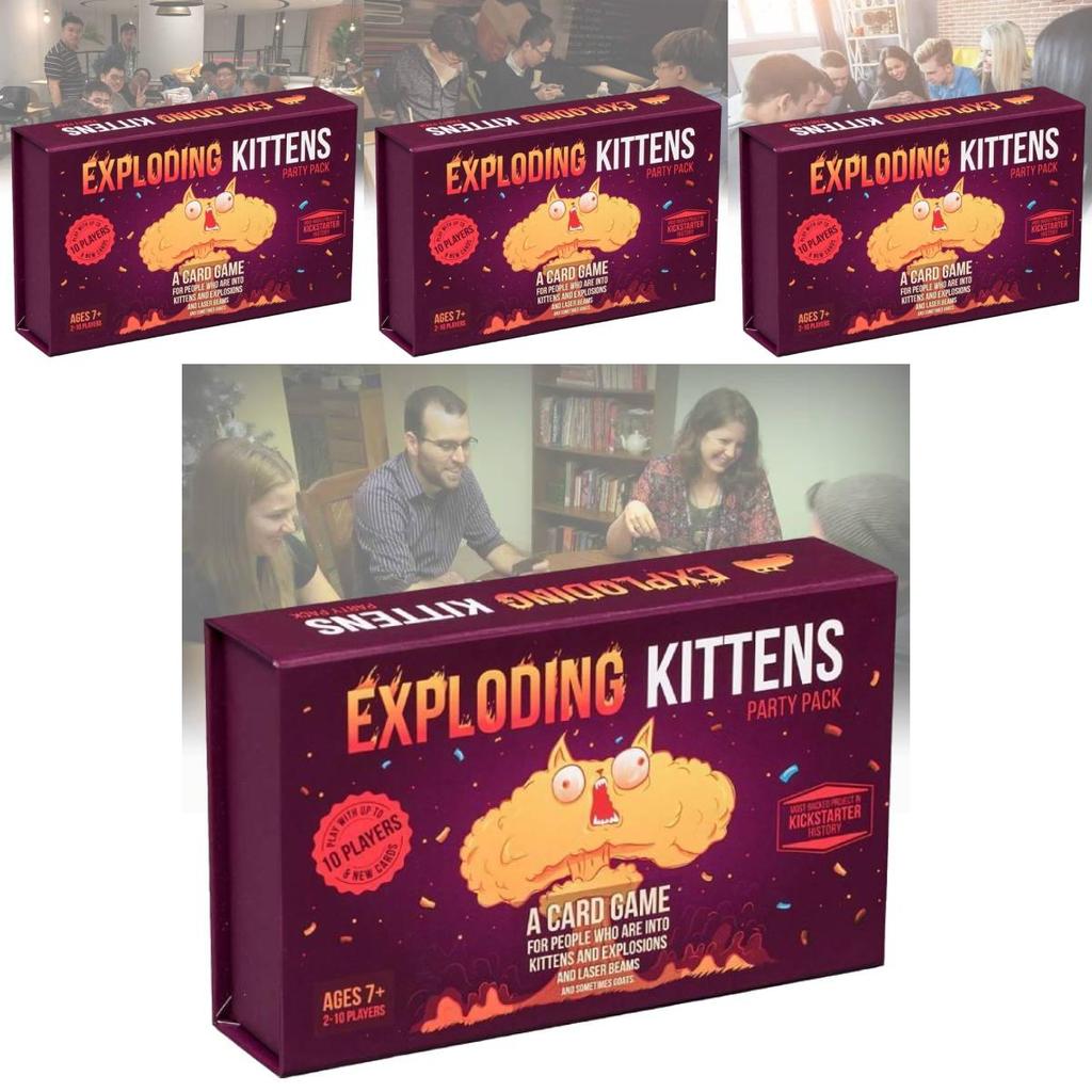 Exploding Kittens Good Vs Evil Game Card Fun Strategic Party Game For Friends