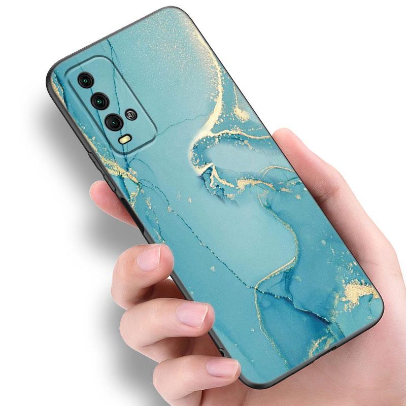Telefonhülle mit Vintage-Marmor-Muster, weicher TPU-Schutz für Xiaomi Redmi Note 5 6 9T K20 K40 K50 Pro 7A 8A 9A 9C 9i 10A 10C A1 S2