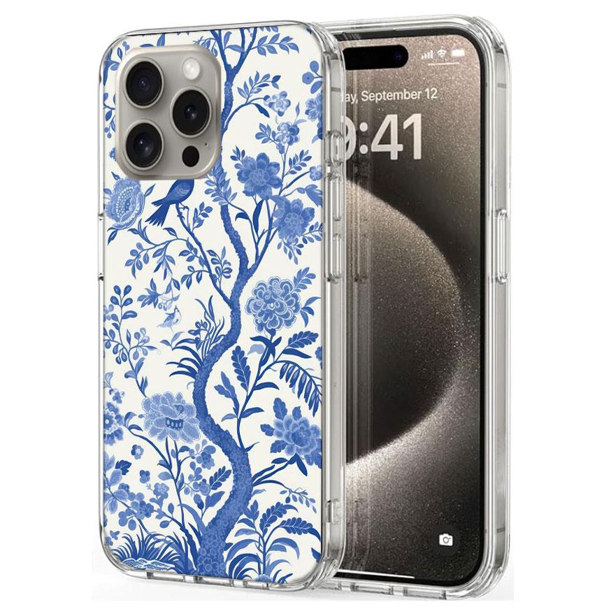 Blue white Porcelain Pattern Cases Phone Case For Iphone 17E 16E 17 Air 16 Pro Max 15 Pro 14 Plus 11 13 12 Mini Cover Cases Comp