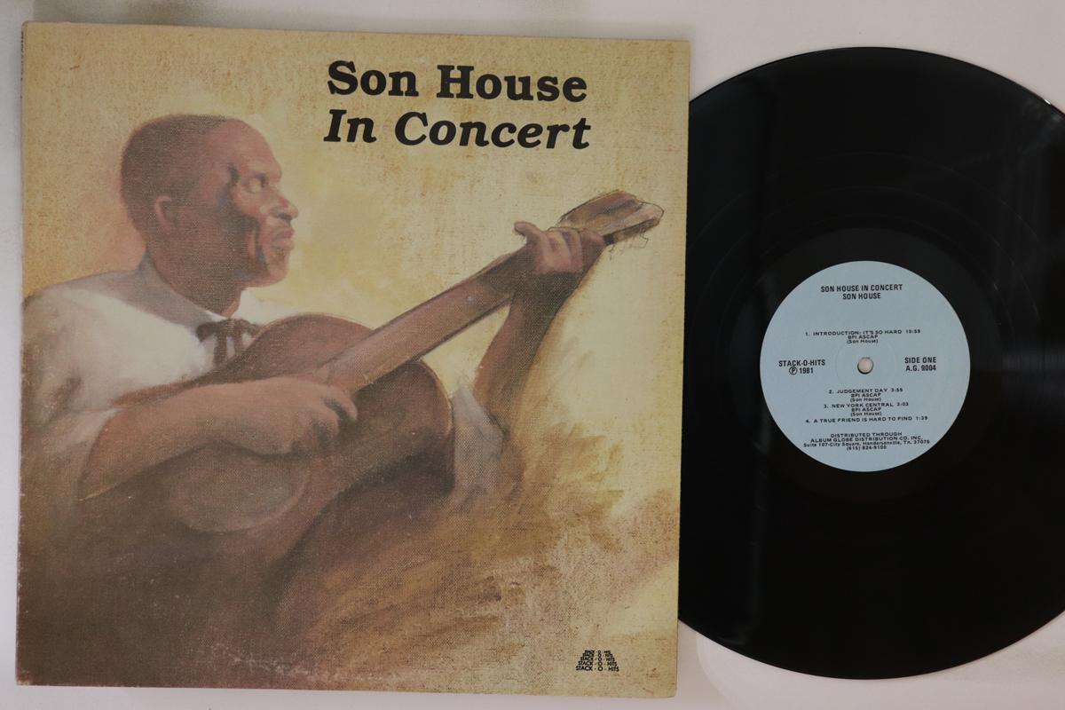 

LP Record SON HOUSE In Concert AG9004 STACKOHITS 1981 US Blues Used