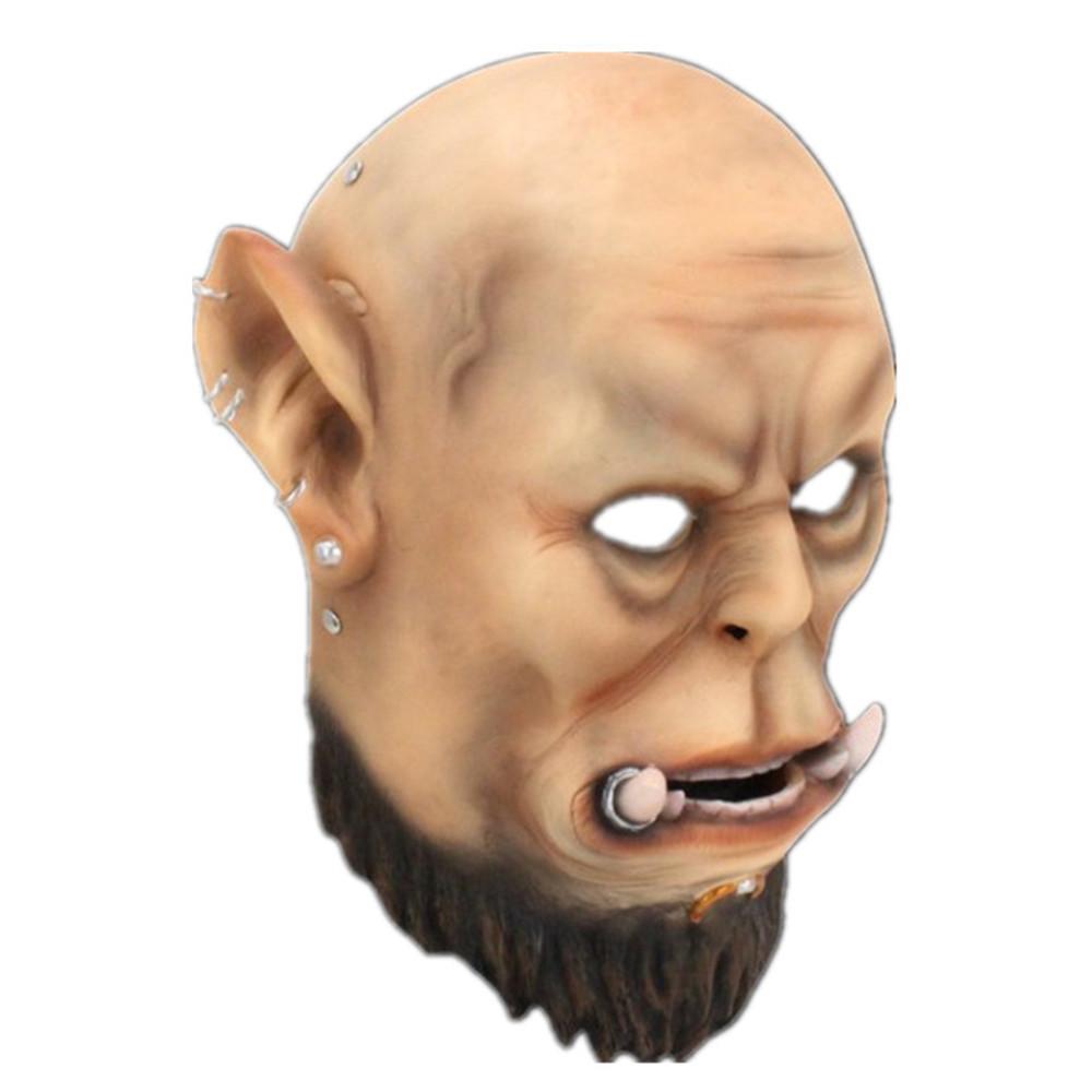 Terrifying World Of Warcraft Orc Mask Resin Facepiece For Halloween And Festive Events