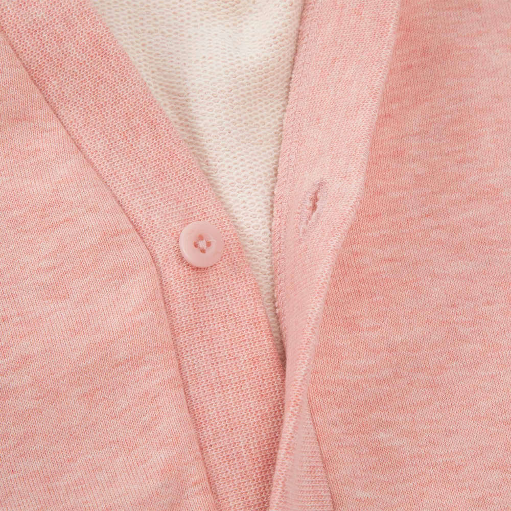 Puma Solid Color Casual Single-Breasted Cardigan Long Sleeve Knitwear Women Cardigans Pink 627731-55