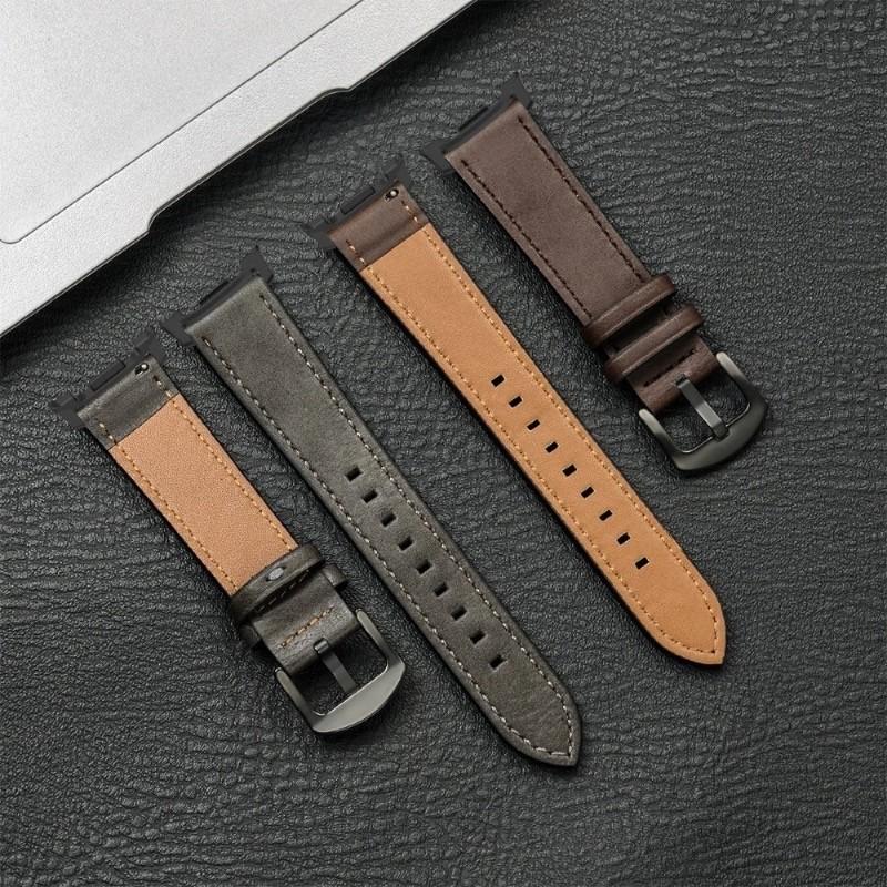 Leather Strap for Samsung Galaxy Watch 8 Ultra2 Quick Release Band for Samsung Galaxy 8 Classic