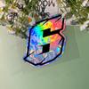 1PC Holographic Carbon Fiber Arabic Numerals Motorcycle Stickers Waterproof Vinyl Decals for BMW KTM YAMAHA Kawasaki Suzuk Honda