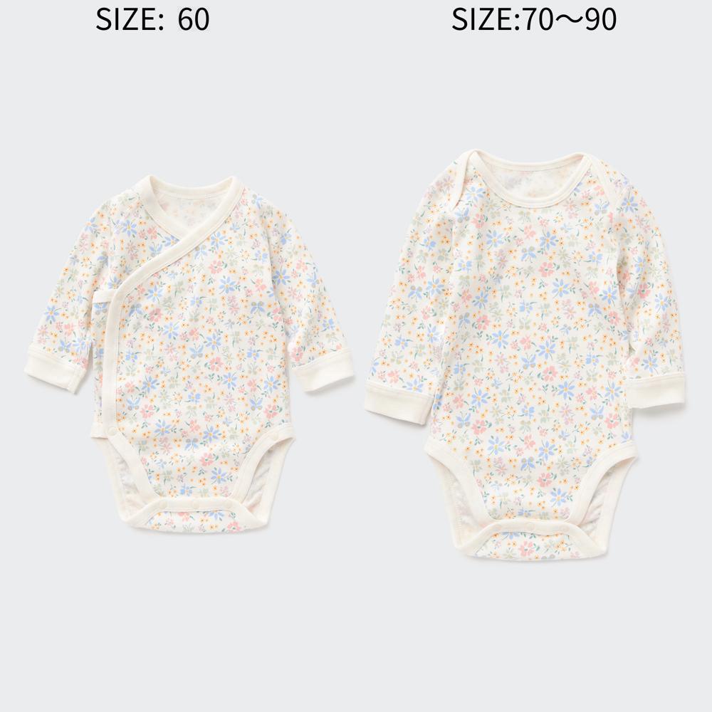 

UNIQLO BN Боди с принтом Joy Of Print Длинный рукав 1P Цветок