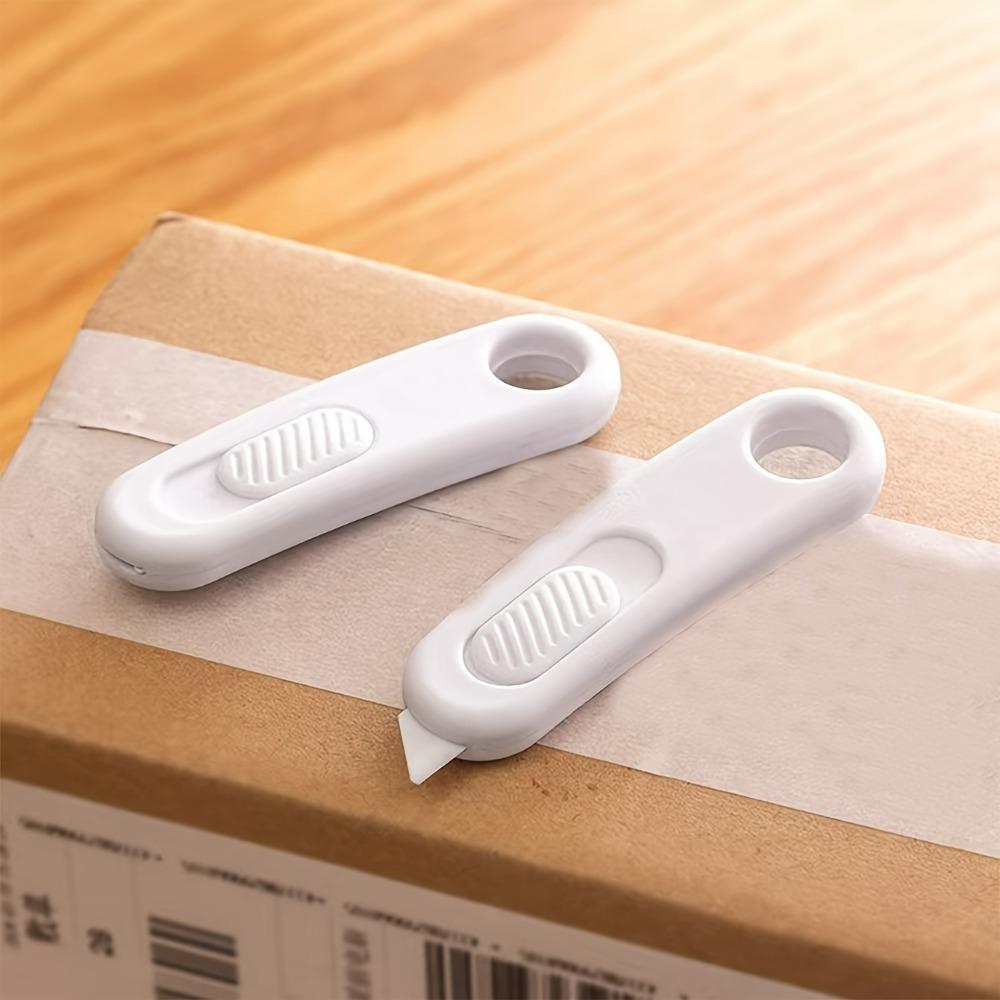Портативний Міні Керамічний Універсальний Ніж Безпечні Леза Відкривач для Коробки Пакування Ріжучі Інструменти з Отвіром для Підвішування на Ключі з Магнітною Фіксацією