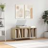 VidaXL Armoire à disques chêne sonoma 100x38x48 cm bois d'ingénierie 831743