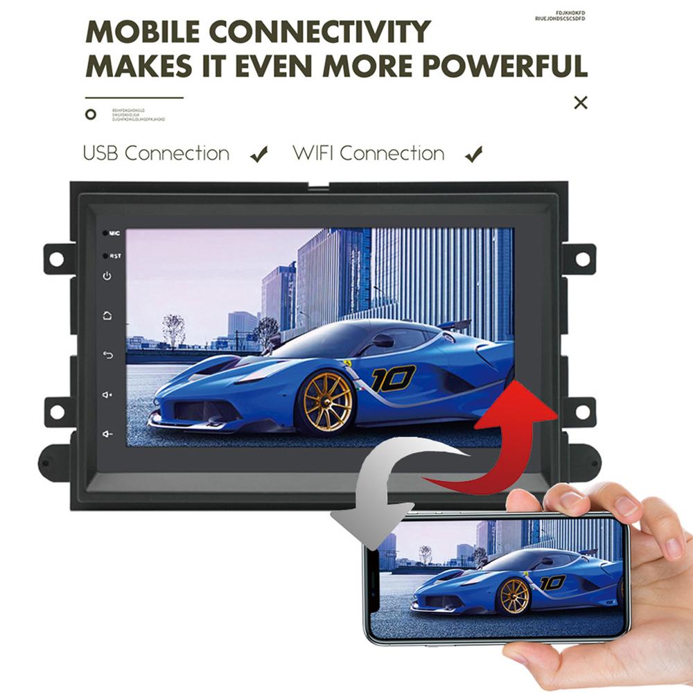 NAVIGUIDE 7'' Android Carplay Car Multimeida Player For Ford F150 Explorer Edge Escape Sport Lincoln Expedition Mustang NO DVD