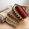 Women's Winter Jacquard Knitted Scarf Retro Thickened Warm Woolen Scarf Fashion Scarf