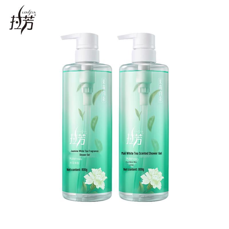 Lafang Jasmine White Tea Hydrating Shower Gel (2 x 800ml)