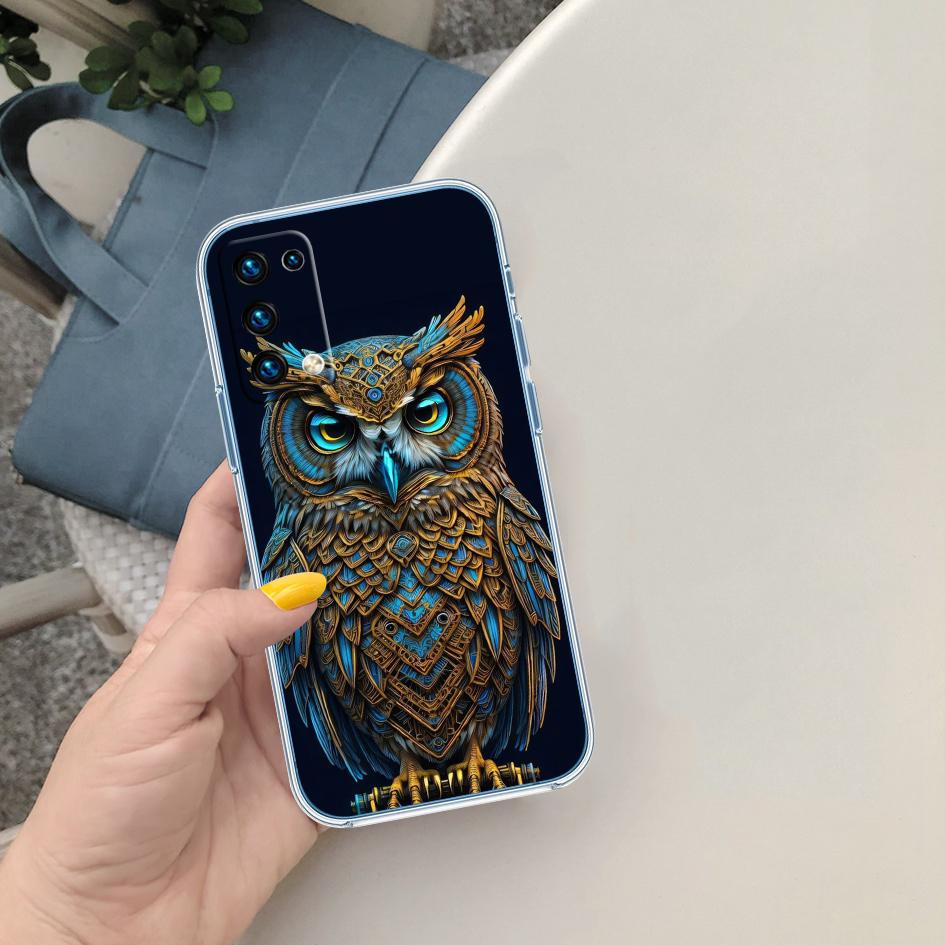 PP15 Cartoon Owl Phone Case for Motorola Moto G10 G20 G30 G31 G32 G34 G35 G41 G42 G50 G51 G52 G55 G60 G60S G62 G71 G72 G75