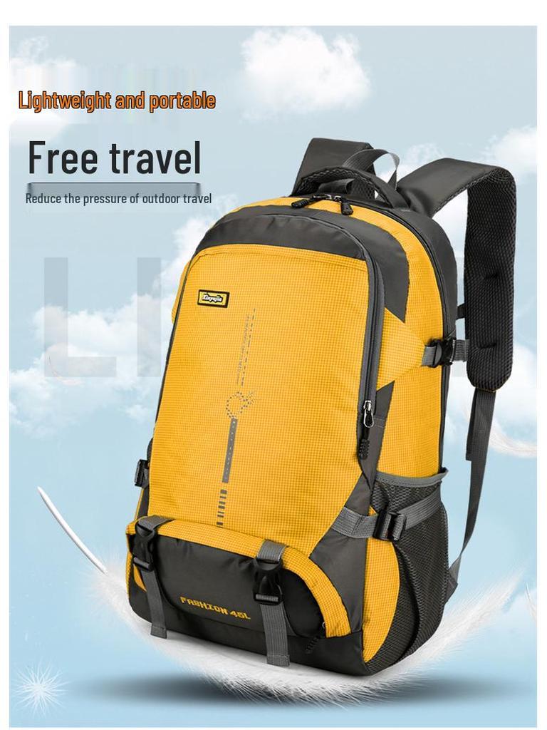 Lightweight Water-Resistant Oxford Backpack for Camping, Hiking, and Travel