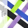 Adjustable Solid Color Polyester Pet Collar with Alloy Buckle for Cats and Small-Medium Dogs