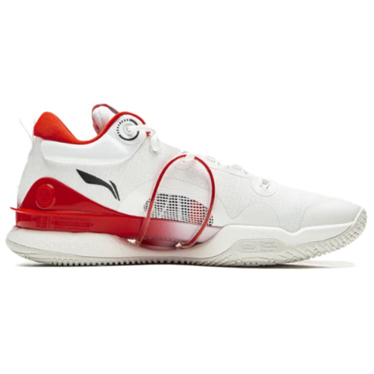 Li-Ning Speed 8 Premium White Red Men Sneakers ABAR071-1
