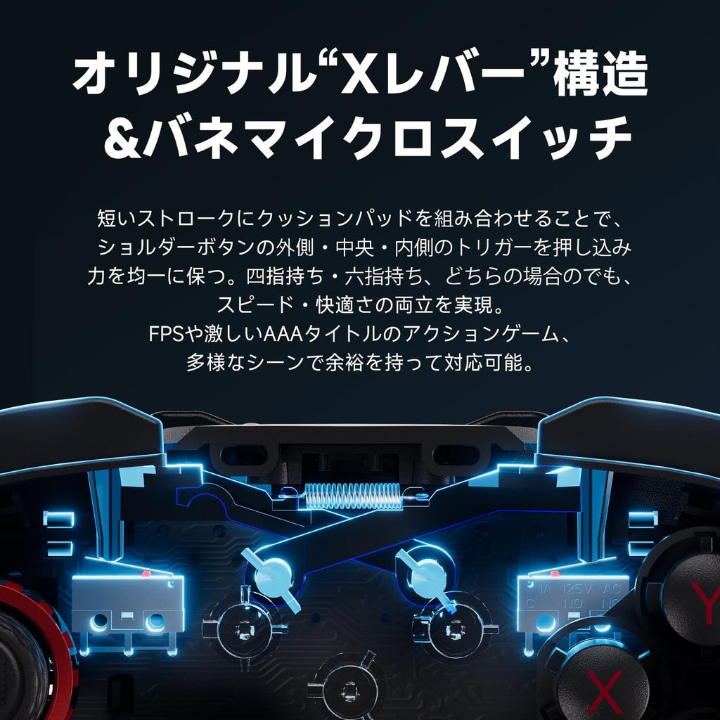 Warriors ORIGINS Limited BIGBIG WON BLITZ2 TMR Wireless Controller with TMR Magnetic Resistance 2000Hz Polling 16 Mechanical Switch 1000mAh High App