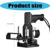 Professional Woodworking Slotting Machine Portable 2 In 1 Small Frame Mold Slotting Bracket Cabinet Hole Fixing