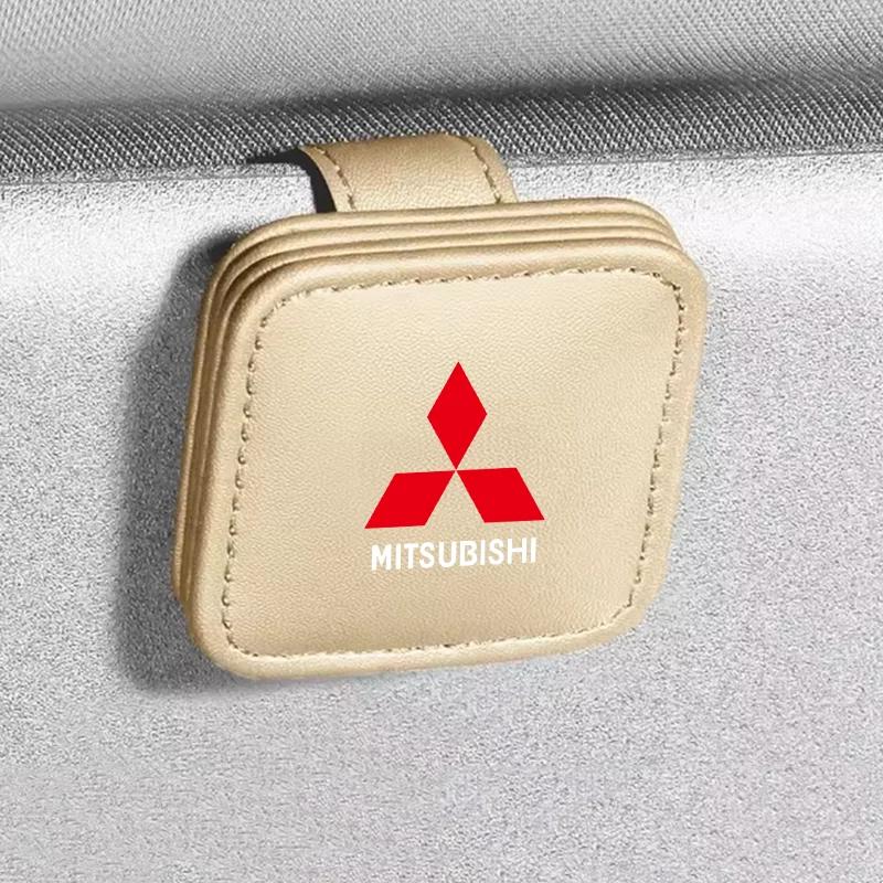 Car Interior Sunglasses Clip Holder for Mitsubishi Outlander Lancer Pajero Sport ASX Xpander Eclipse Cross L200 Mirage Attrage A