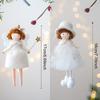 Cloth Christmas Angel Doll Hanging Pendants Xmas Tree Pendant Plush Toy Pendant  Home Decor