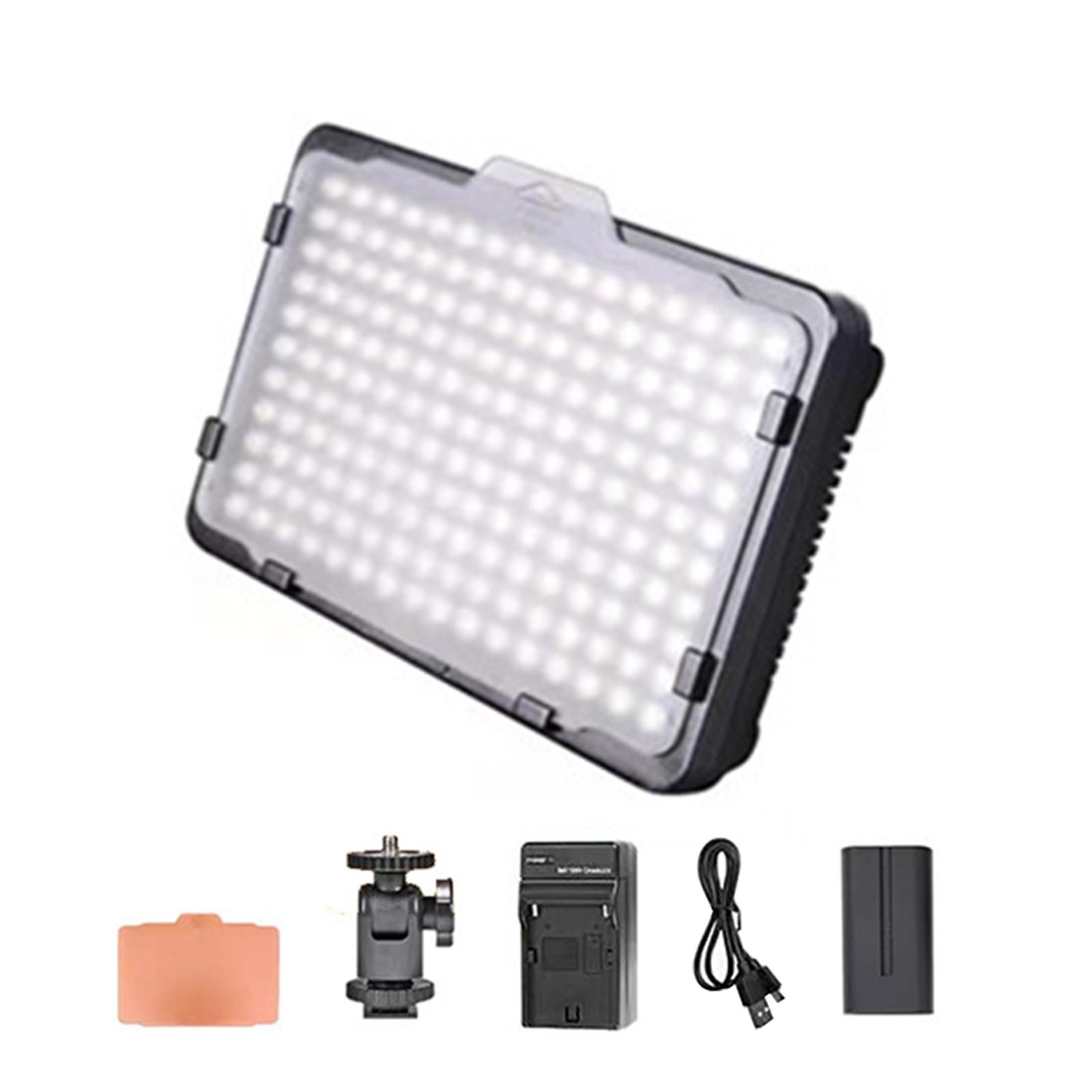 

Camera HD 176 LED Video Light Lamp 11W 1320LM 5600K/3200K Dimmable for DSLR Camera Video Camcorder with AC Power Adapter