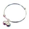 New small fresh bell anklet, silver fashion anklet, girls glossy simple and versatile temperament anklet