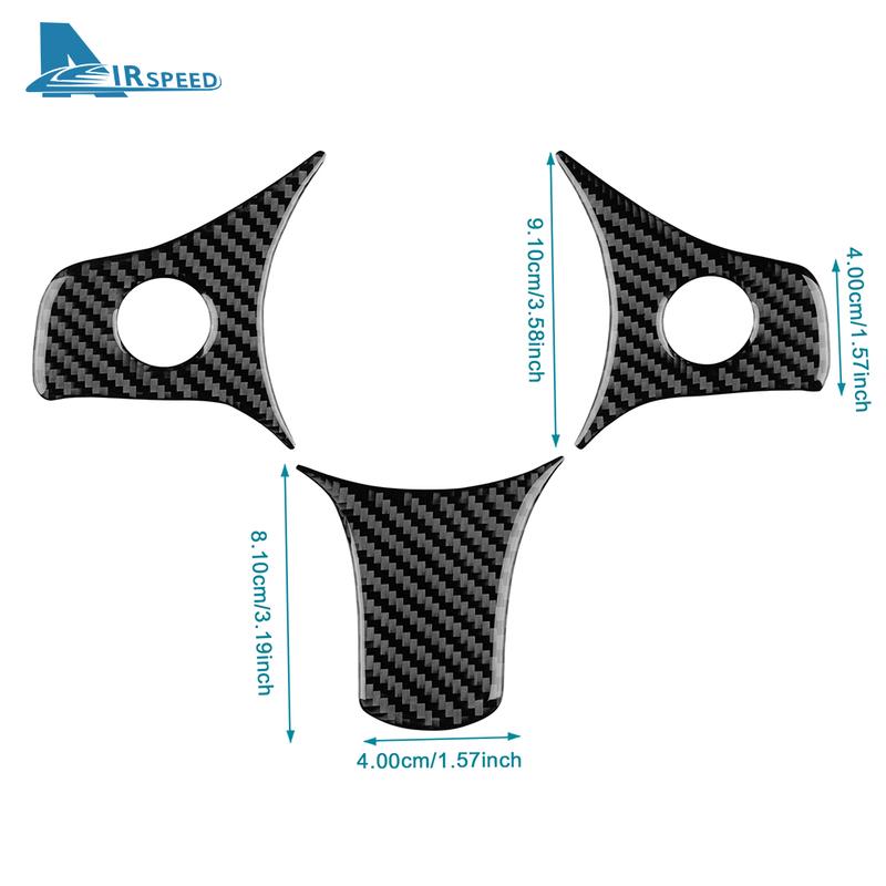 Real Soft Carbon Fiber Sticker LHD RHD Car Steering Wheel Button Trim For Alfa Romeo 159 2005-2017 2018