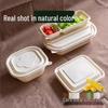 Biodegradable Corn Starch Square Food Container, 650ml