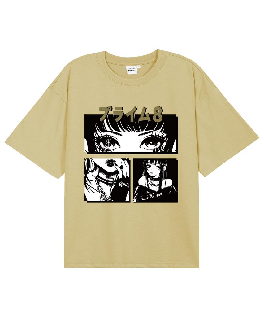 PRIMATE Beauty Triad Oversized Short Sleeve T-Shirt 11 Colors (B Type)