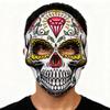Realistic Skeleton Print EVA Party Mask Lightweight Face Cover Practical Design For Halloween Costume Cosplay Event