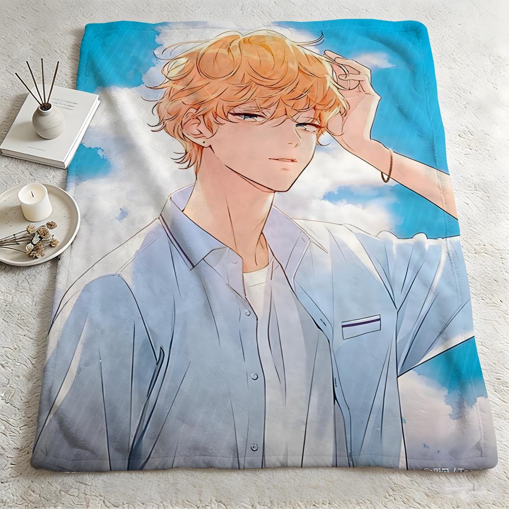 Comic LLove Is An Illusionn Throw Warm Soft Flannel Blanket Multiuse for Sofa Bed Camping Travel Nap