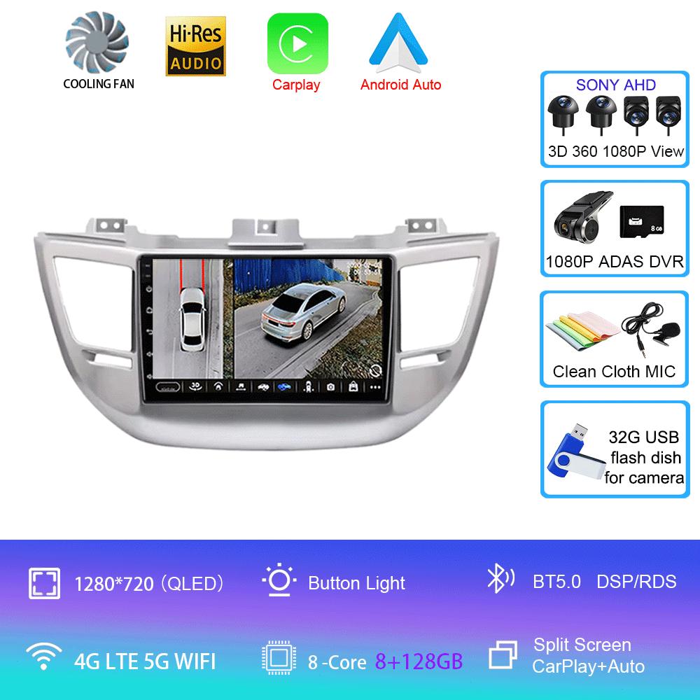 Android 14 Car Radio For Hyundai Tucson 3 2015 - 2018 Player Multimedia Navigation Stereo GPS No 2din 2 din dvd