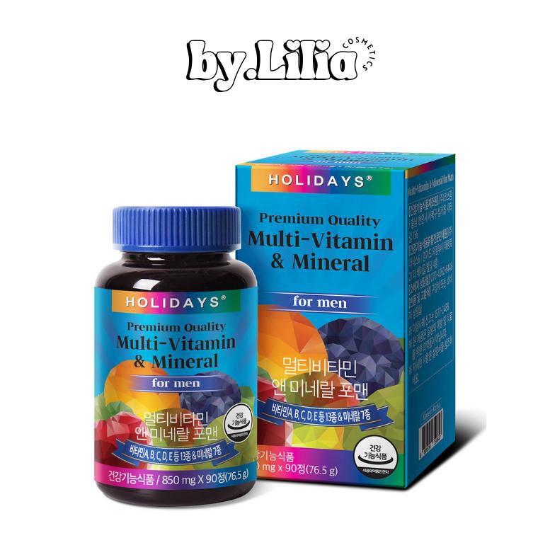 

Holidays Multivitamin & Mineral for Men Supplement 90 Tablets