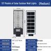 Waterproof Solar Wall Lamp with Remote Control for Outdoor or Courtyard Lighting