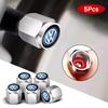 5PCS Car Aluminum Wheel Tire Valve Dust Caps Cover For Volkswagen VW GTI R Rline Golf 7 Golf 6 Polo Jetta Caddy Passat B5 Lavida zw8