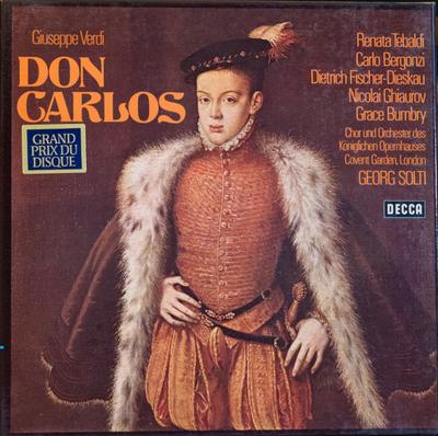 LP Record GIUSEPPE VERDI , RENATA TEBALDI , C - Don Carlos 635117 Decca 1976 Germany Classical Used