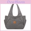 Womens Canvas Tote Bag With Zipper Pockets For Daily Urban Use