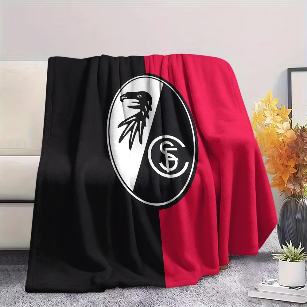 SC Freiburg Flannel Blanket, High Quality Comfortable for All Seasons, Home Decor, Warmth and Comfort