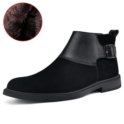 Mode Luxusmarke Herren Chelsea Boots Schwarz Braun Samt Hoher Knöchel Kleiderschuhe Herren Laufschuhe Abriebfest Chelsea Kleiderstiefel